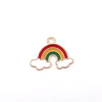 1 Piece Simple Style Clouds Rainbow Windmill Zinc Alloy Enamel Jewelry Accessories sku image 6