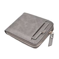 Men's Solid Color Pu Leather Zipper Coin Purse sku image 3