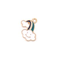1 Piece Simple Style Clouds Rainbow Windmill Zinc Alloy Enamel Jewelry Accessories sku image 21