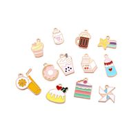 1 Piece Simple Style Clouds Rainbow Windmill Zinc Alloy Enamel Jewelry Accessories main image 3