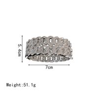 Exaggerated Luxurious Solid Color Alloy Chain Women's Bangle main image 2