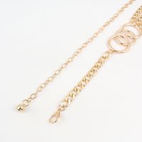 Lady Romantic Streetwear Solid Color Alloy Layered Women's Chain Belts main image 6