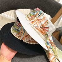 Unisex Vintage Style Solid Color Flat Eaves Straw Hat main image 4