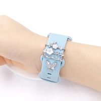 Simple Style Flower Butterfly Metal   Watch Strap main image 2