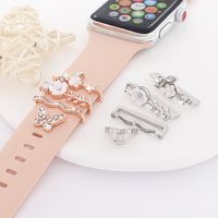 Simple Style Flower Butterfly Metal   Watch Strap main image 6