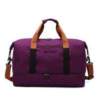 Unisex Vintage Style Classic Style Solid Color Oxford Cloth Waterproof Travel Bags sku image 3