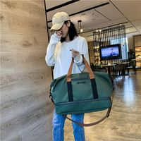 Unisex Vintage Style Classic Style Solid Color Oxford Cloth Waterproof Travel Bags main image 3