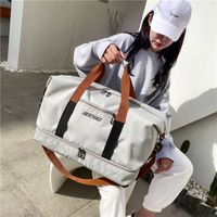 Unisex Vintage Style Classic Style Solid Color Oxford Cloth Waterproof Travel Bags main image 4