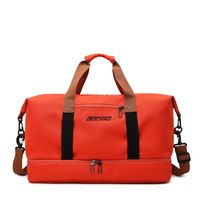 Unisex Vintage Style Classic Style Solid Color Oxford Cloth Waterproof Travel Bags sku image 4