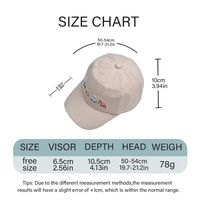 Children Unisex Embroidery Cartoon Embroidery Curved Eaves Baseball Cap main image 2