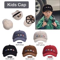 Children Unisex Embroidery Cartoon Embroidery Curved Eaves Baseball Cap main image 3
