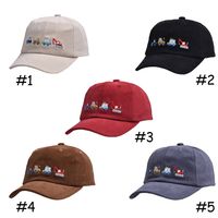 Children Unisex Embroidery Cartoon Embroidery Curved Eaves Baseball Cap main image 5