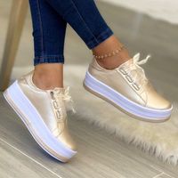 Women's Sports Solid Color Round Toe Casual Shoes main image 1