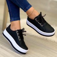Women's Sports Solid Color Round Toe Casual Shoes main image 4