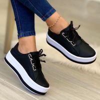 Women's Sports Solid Color Round Toe Casual Shoes main image 5
