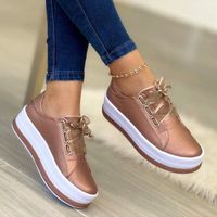 Women's Sports Solid Color Round Toe Casual Shoes main image 3