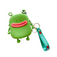 Children Unisex Frog Silica Gel Zipper Kids Wallets main image 4