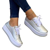 Women's Sports Solid Color Round Toe Casual Shoes main image 2