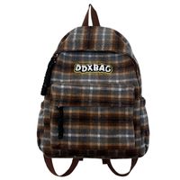 Plaid Casual Daily Women's Backpack main image 5