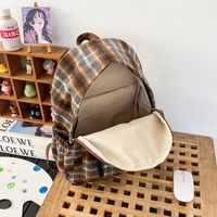Plaid Casual Daily Women's Backpack main image 3