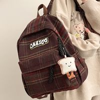 Plaid Casual Daily Women's Backpack main image 2