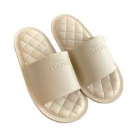 Women's Basic Solid Color Open Toe Slides Slippers main image 3