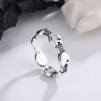 Wholesale Simple Style Fish Copper Plating Silver Plated Open Rings main image 4