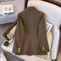 Women's Coat Long Sleeve Blazers Business Classic Style Solid Color main image 6