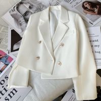 Women's Coat Long Sleeve Blazers Casual Elegant Solid Color main image 1