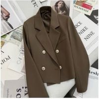 Women's Coat Long Sleeve Blazers Casual Elegant Solid Color main image 2