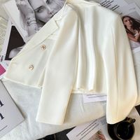 Women's Coat Long Sleeve Blazers Casual Elegant Solid Color main image 3
