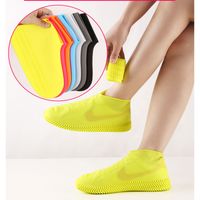 Factory Direct Supply Silicone Shoe Cover Waterproof And Rainproof Shoe Cover Wear-resistant Silica Gel Rain Boots Male And Female Portable Rainwater Proof Shoe Cover main image 1