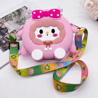 Girl'S Cartoon Silica Gel Zipper Kids Wallets sku image 2