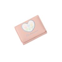 Women's Heart Shape Flower Pu Leather Buckle Wallets main image 2