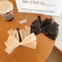 Women's Simple Style Classic Style Bow Knot Plastic Cloth Patchwork Hair Clip main image 2