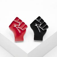 New  Proposes Unity Fist Alloy Brooch Wholesale Nihaojewelry main image 5