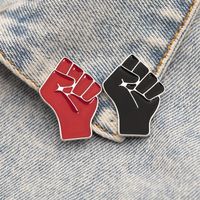 New  Proposes Unity Fist Alloy Brooch Wholesale Nihaojewelry main image 1