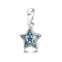 1 Piece Sterling Silver Zircon Star Heart Shape sku image 2