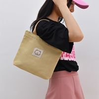 Women's Cute Bear Canvas Shopping Bags main image 2