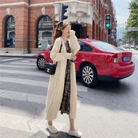 Women's Cardigan Long Sleeve Sweaters & Cardigans Embroidery Patchwork Casual Solid Color main image 1