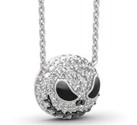 Fashion Skull Alloy Rhinestones Women's Earrings Necklace sku image 1