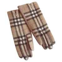 Women's Retro Plaid Woolen Polyester Gloves main image 2