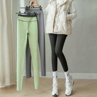 Women's Daily Casual Solid Color Ankle-length Leggings main image 2