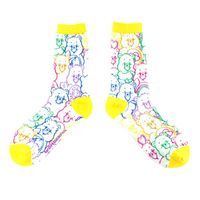 Women's Simple Style Bear Cotton Printing Ankle Socks A Pair sku image 1