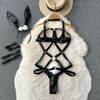 Solid Color Wireless Bra Strapped Busty Sexy Soft Straps Bowknot See-through Sexy Lingerie main image 6