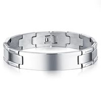 Original Design Geometric Stainless Steel Men's Bracelets sku image 1