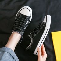 Women's Streetwear Solid Color Round Toe Canvas Shoes sku image 6