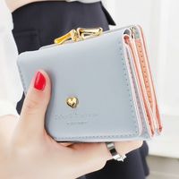 Women's Solid Color Pu Leather Hidden Buckle Wallets sku image 4