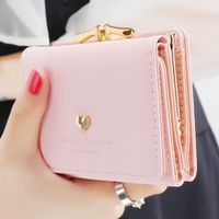 Women's Solid Color Pu Leather Hidden Buckle Wallets sku image 3