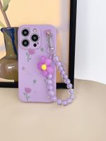 Artistic Streetwear Letter Flower Tpu   Phone Cases main image 3